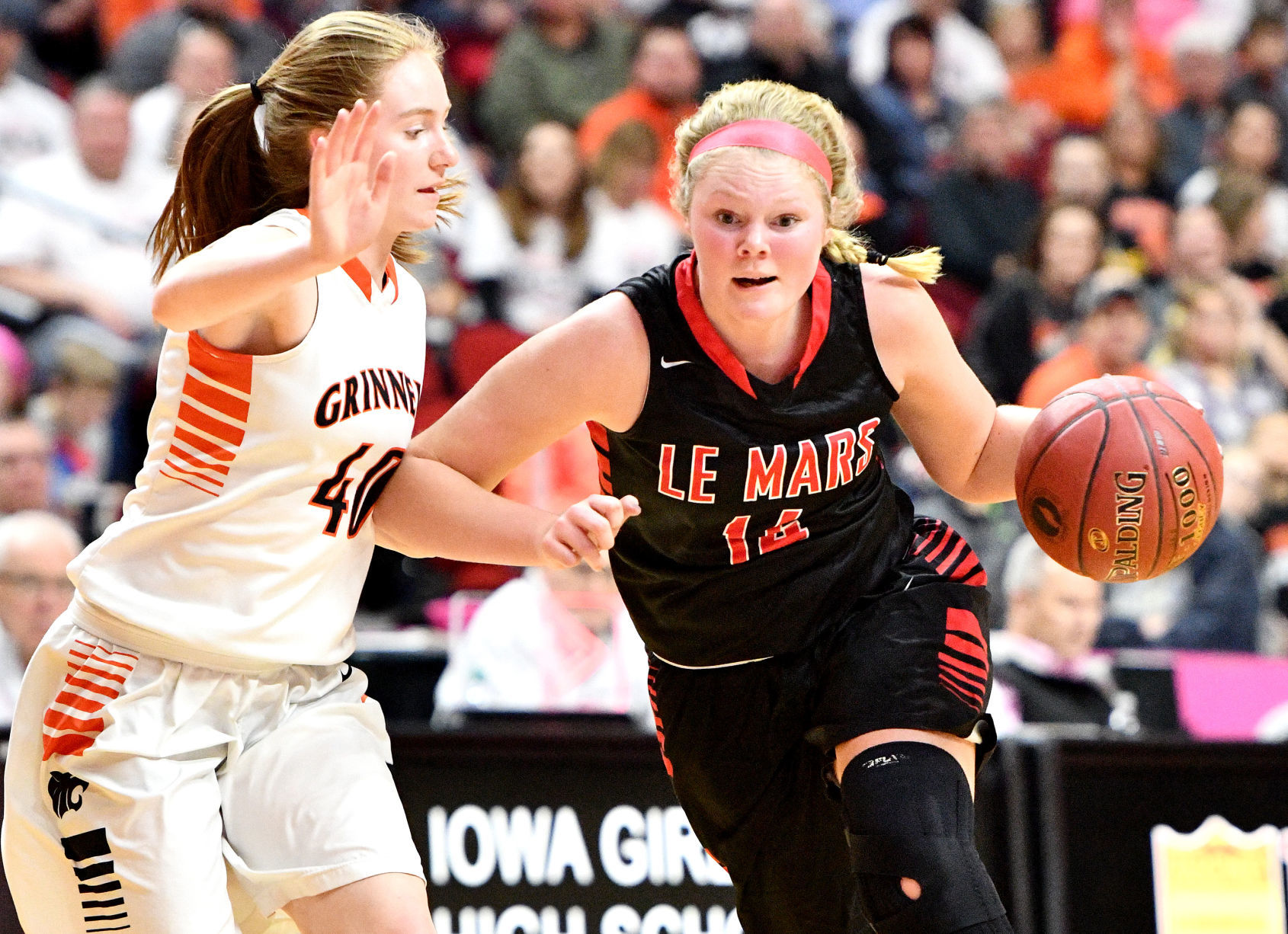 Le Mars vs Grinnell state basketball
